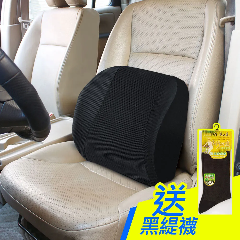 CARBUFF 竹炭記憶模塑扇形腰墊-黑色 歷史價格詳細信息