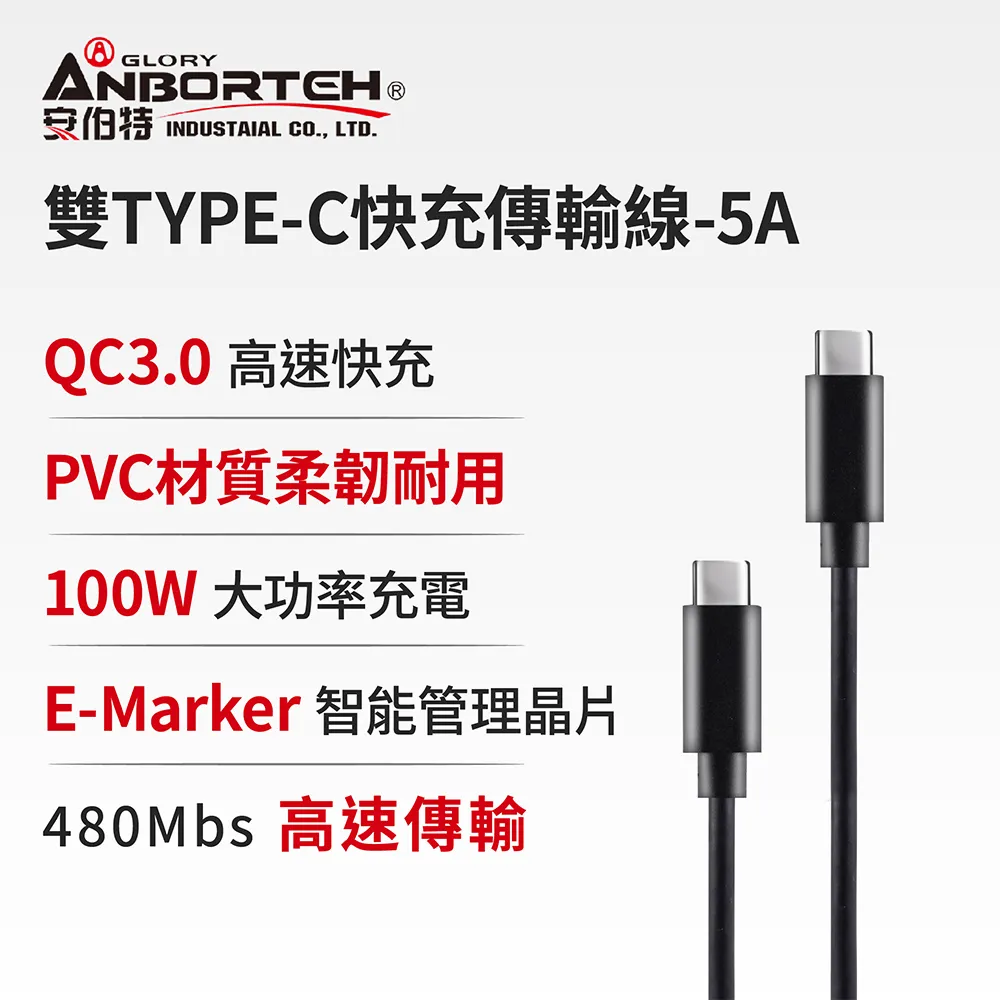 雙Type-c快充傳輸線 充電線1M PD/QC3.0/3A快充 歷史價格詳細信息