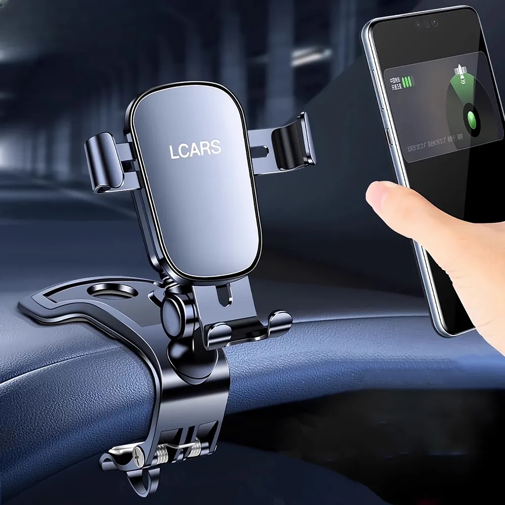 第三代儀表板手機支架 1200°旋轉傾倒 汽車手機架 車用導航支架 臨時停車牌 夾式支架 歷史價格詳細信息