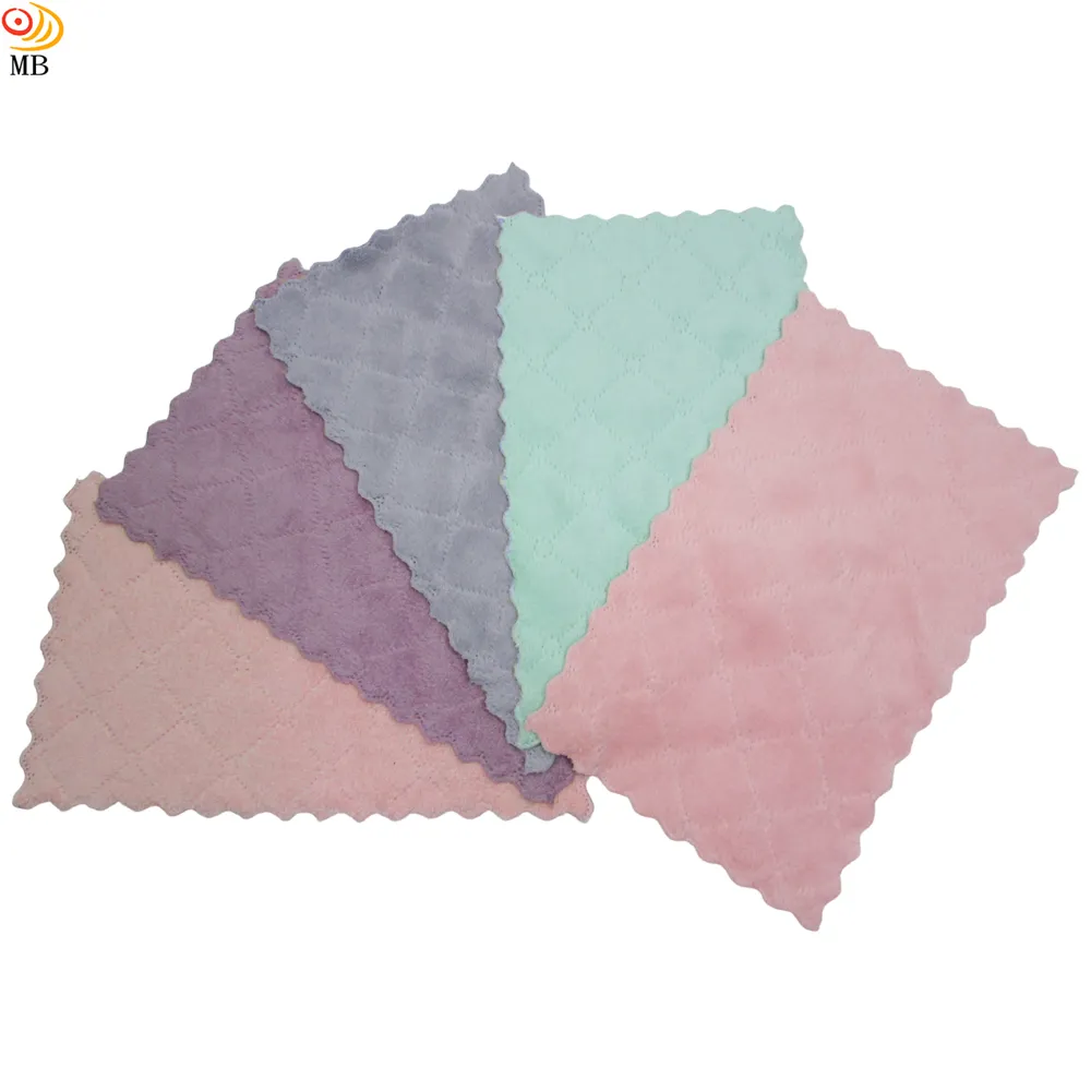 月陽超值5入23X23雙面加厚超細纖維珊瑚絨雙層不卡油抹布洗碗巾擦車巾(232305) 歷史價格詳細信息