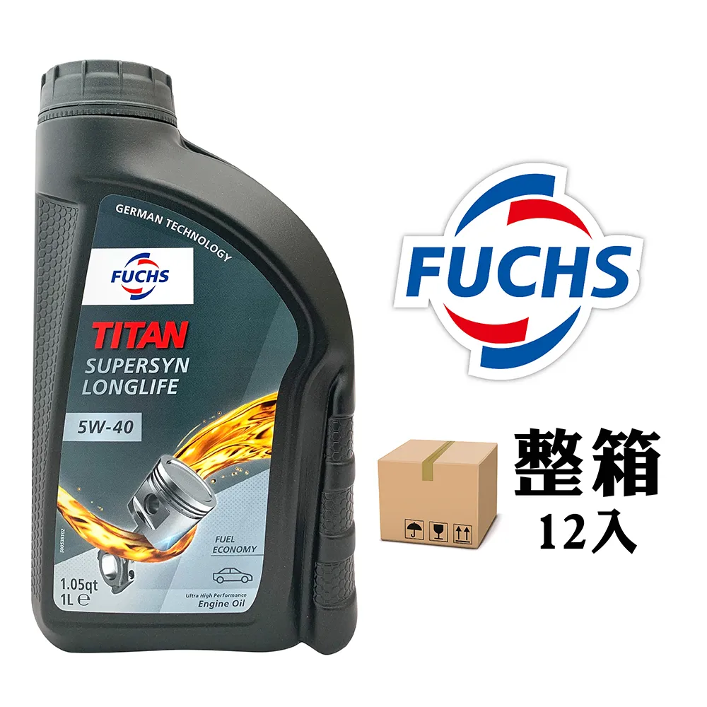 Fuchs Titan Supersyn LongLife 0W40 超高性能機油【整箱12入】 歷史價格詳細信息