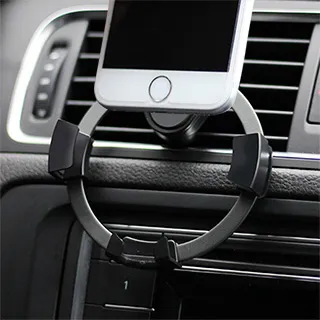 3D Air 自由擺放自動感應重力聯動車用/出風口手機支架 (銀色) 歷史價格詳細信息