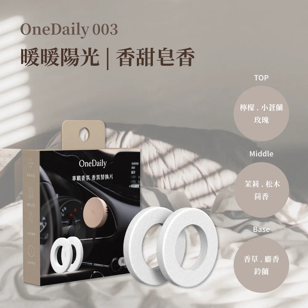 Onedaily 車載香氛 香氛替換片（ 兩入組 ）適用 Allite CF1 多功能車架 專用香氛塊 歷史價格詳細信息