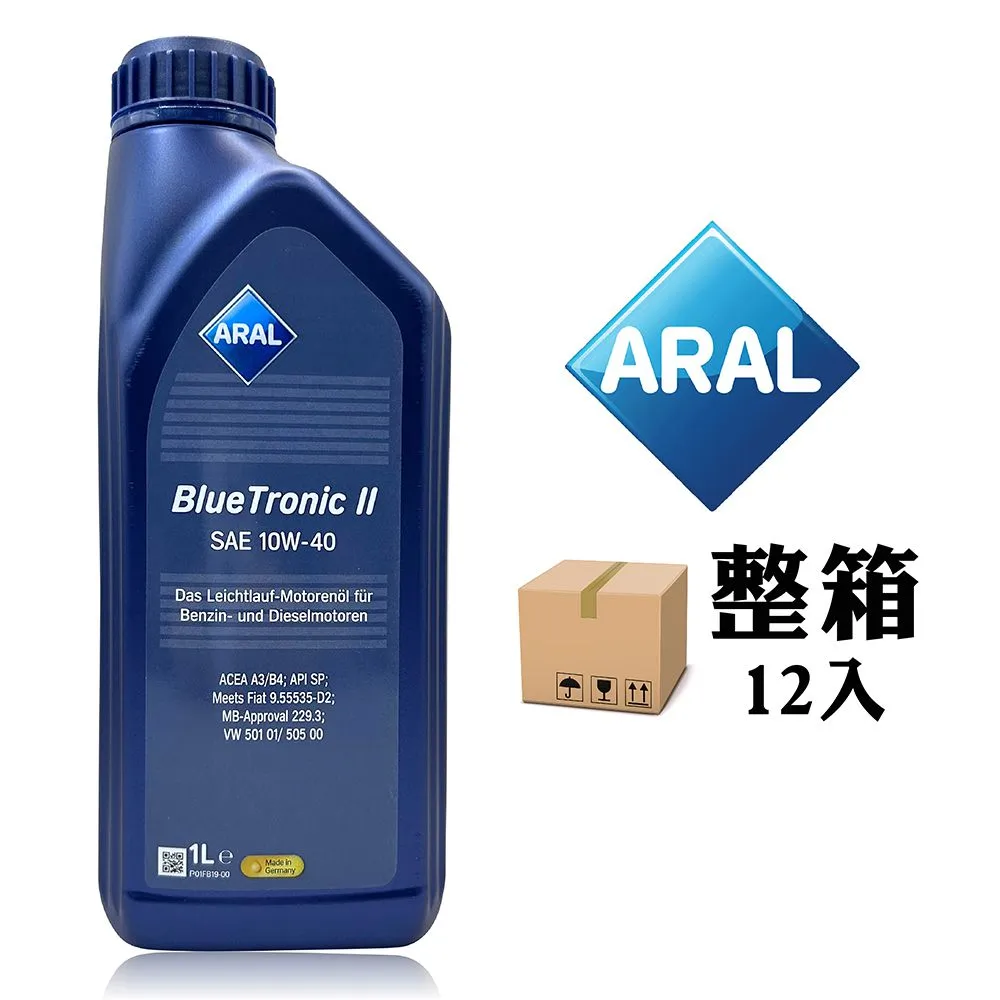 【整箱購】ARAL亞拉 BLUE TRONIC 10W/40 /12入 歷史價格詳細信息