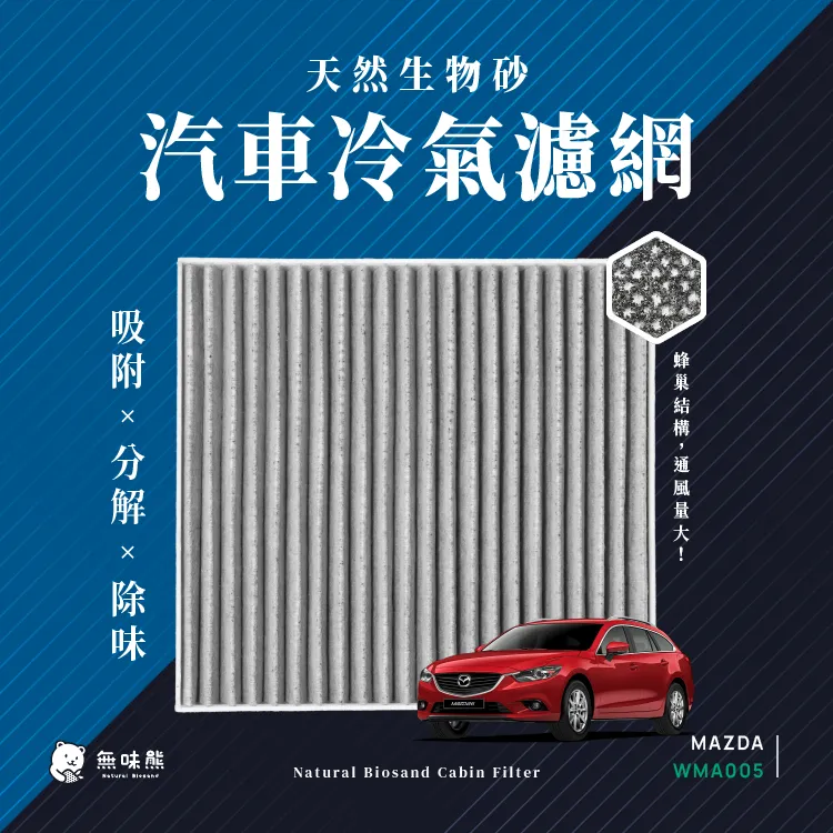 適用MAZDA:MAZDA 6 (2002年~2012年) 汽車冷氣濾網【Original Life 沅瑢】長效可水洗 歷史價格詳細信息