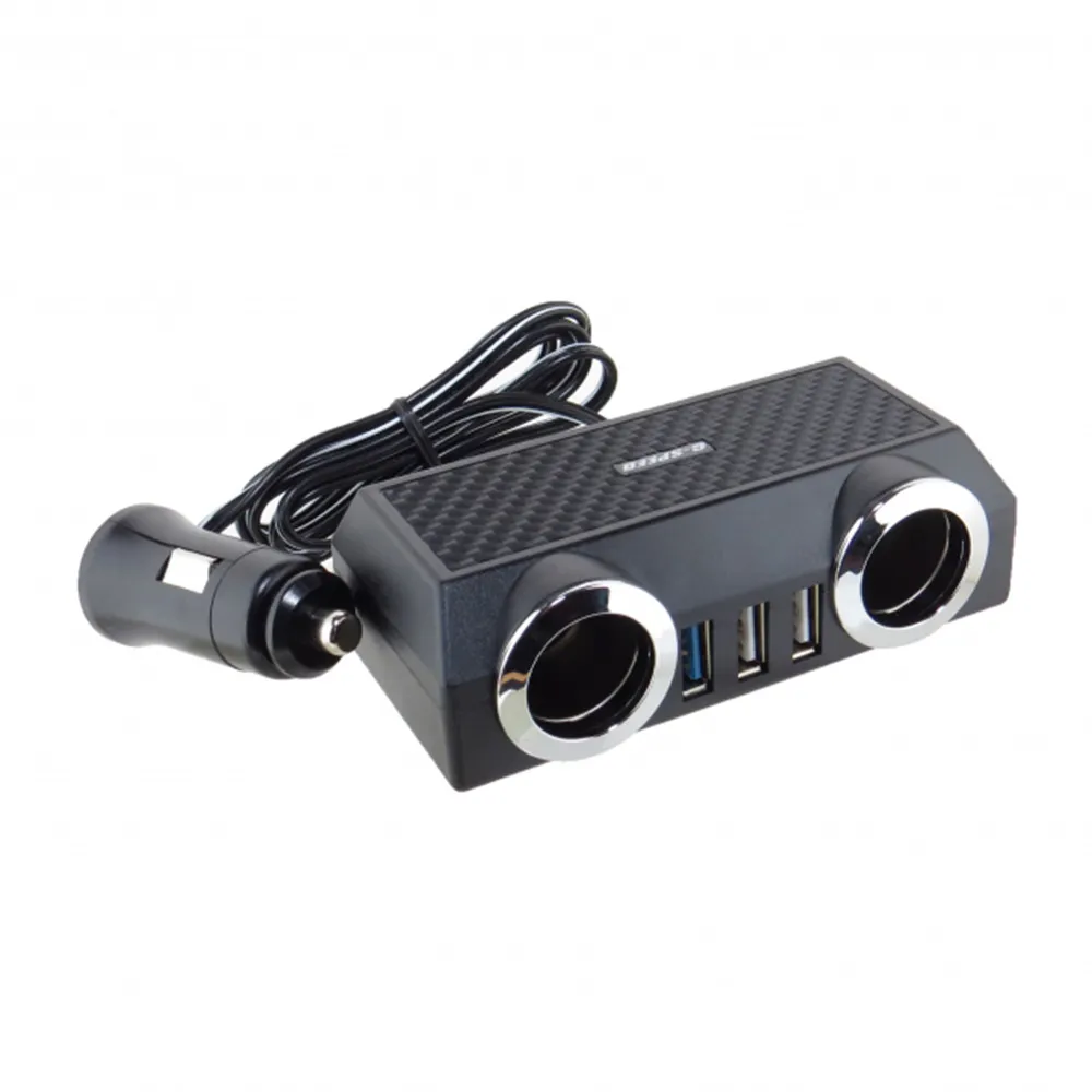 G-SPEED XR-06 碳纖紋 6A 二孔插座  3USB QC3.0 車充【麗車坊00671】 歷史價格詳細信息