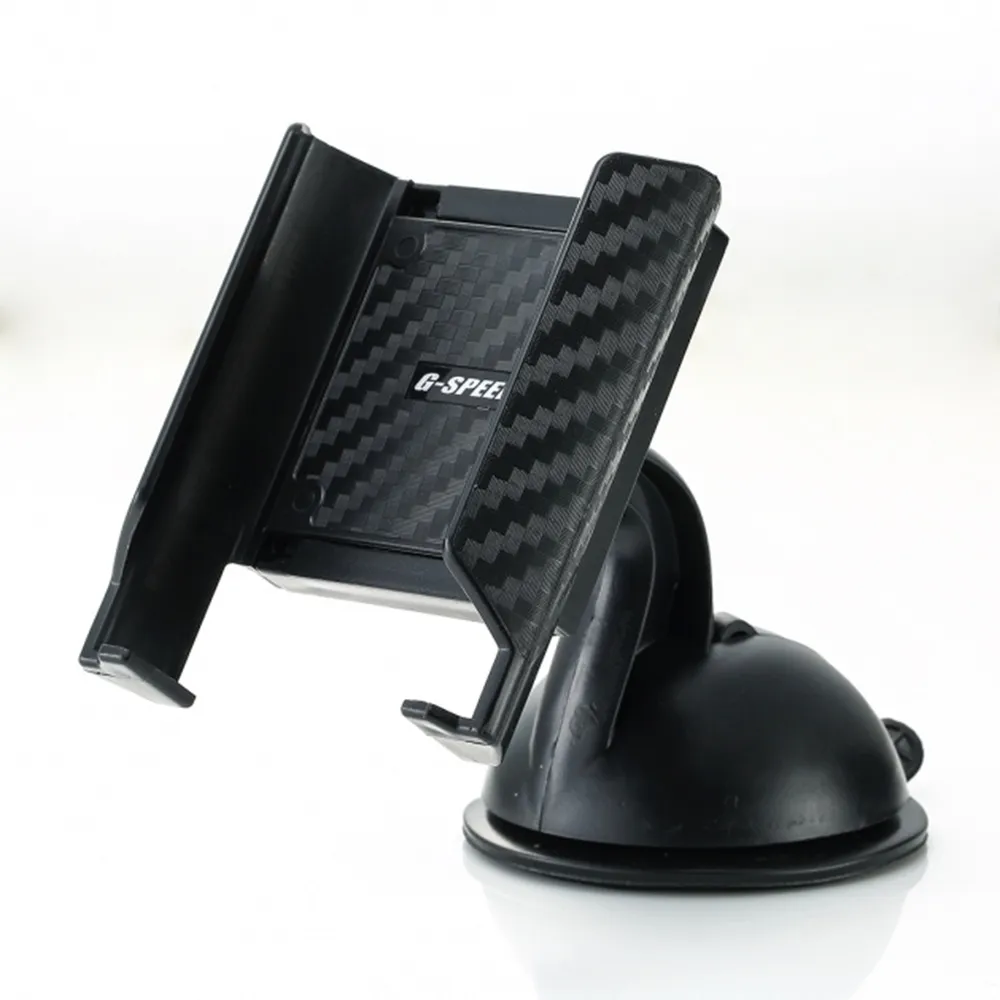 【G-SPEED】手機架 矽膠吸盤 夾式 碳纖紋 PR-68 (車麗屋) 歷史價格詳細信息