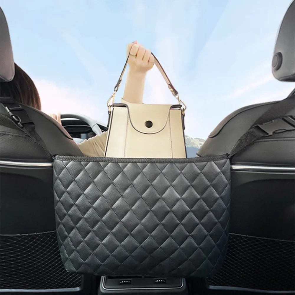 皮革汽車座椅儲物收納袋 置物袋 掛袋 歷史價格詳細信息