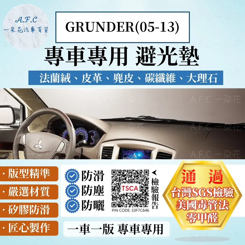 GRUNDER(05-13) 避光墊 麂皮 碳纖維 超纖皮 法蘭絨 大理石皮 三菱 【A.F.C 一朵花】 價格比較,價格查詢,歷史價格詳細信息