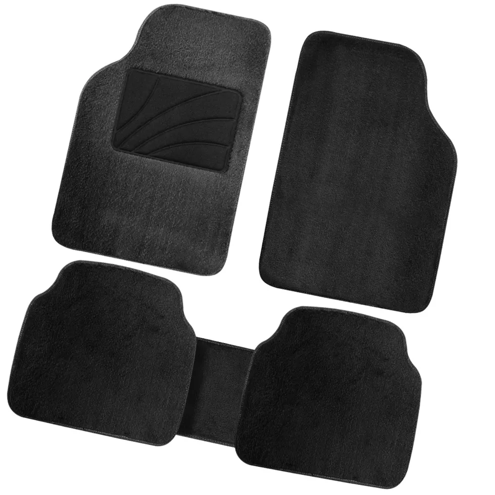 高密度超長絨毛車用踏墊-5入  【大潤發】 歷史價格詳細信息