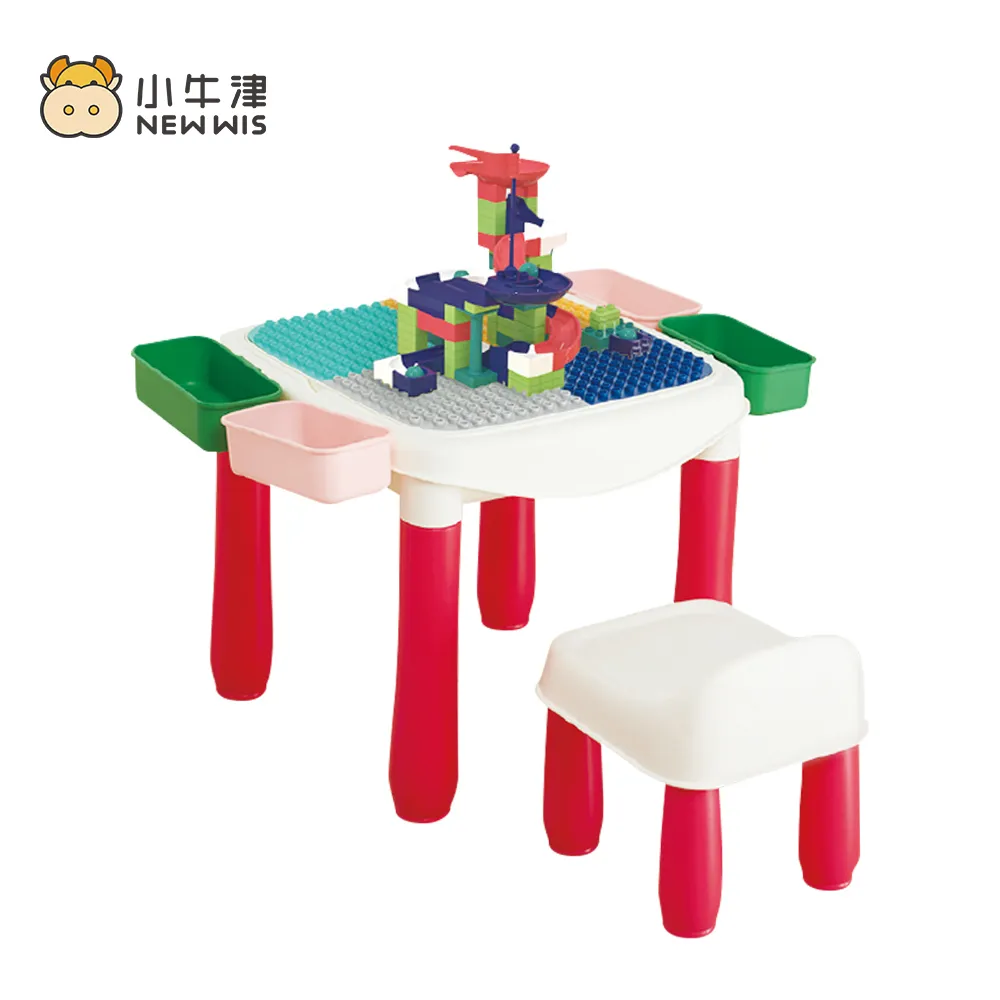【小牛津】滾珠樂園積木桌(含大顆粒積木113pcs/遊戲桌/學習桌) 現貨 廠商直送 歷史價格詳細信息