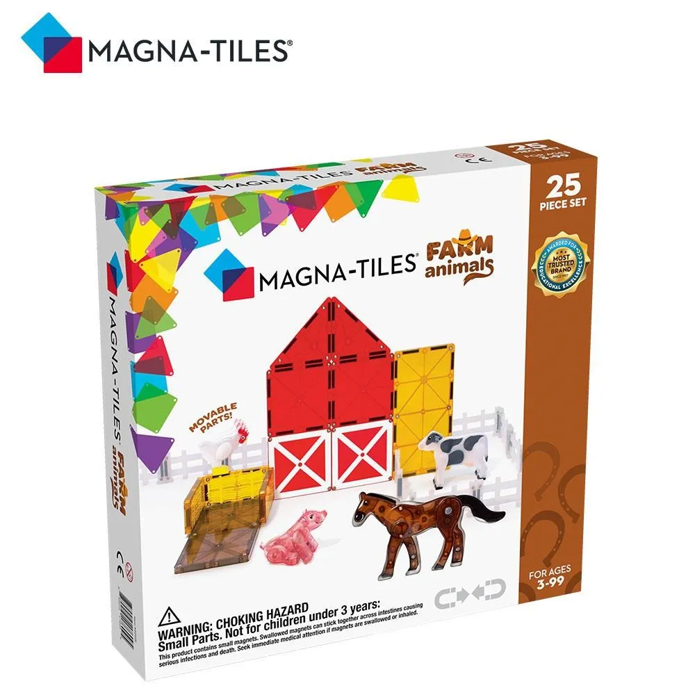 Magna-Tiles 磁力積木25片-農場動物 歷史價格詳細信息
