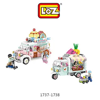 LOZ mini 鑽石積木-1737 水果車 現貨 廠商直送 歷史價格詳細信息