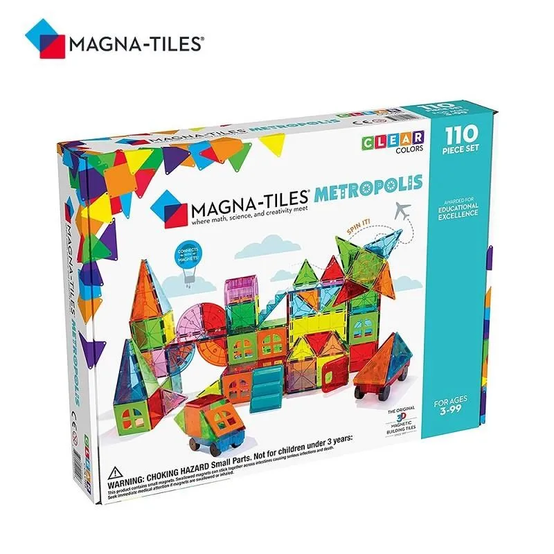 Magna-Tiles 都市磁力積木110片|磁性積木【麗兒采家】 歷史價格詳細信息