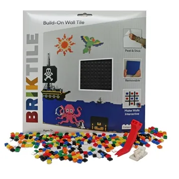 【美國BRIK】自黏式積木牆片組(藍色) - 2片裝 歷史價格詳細信息