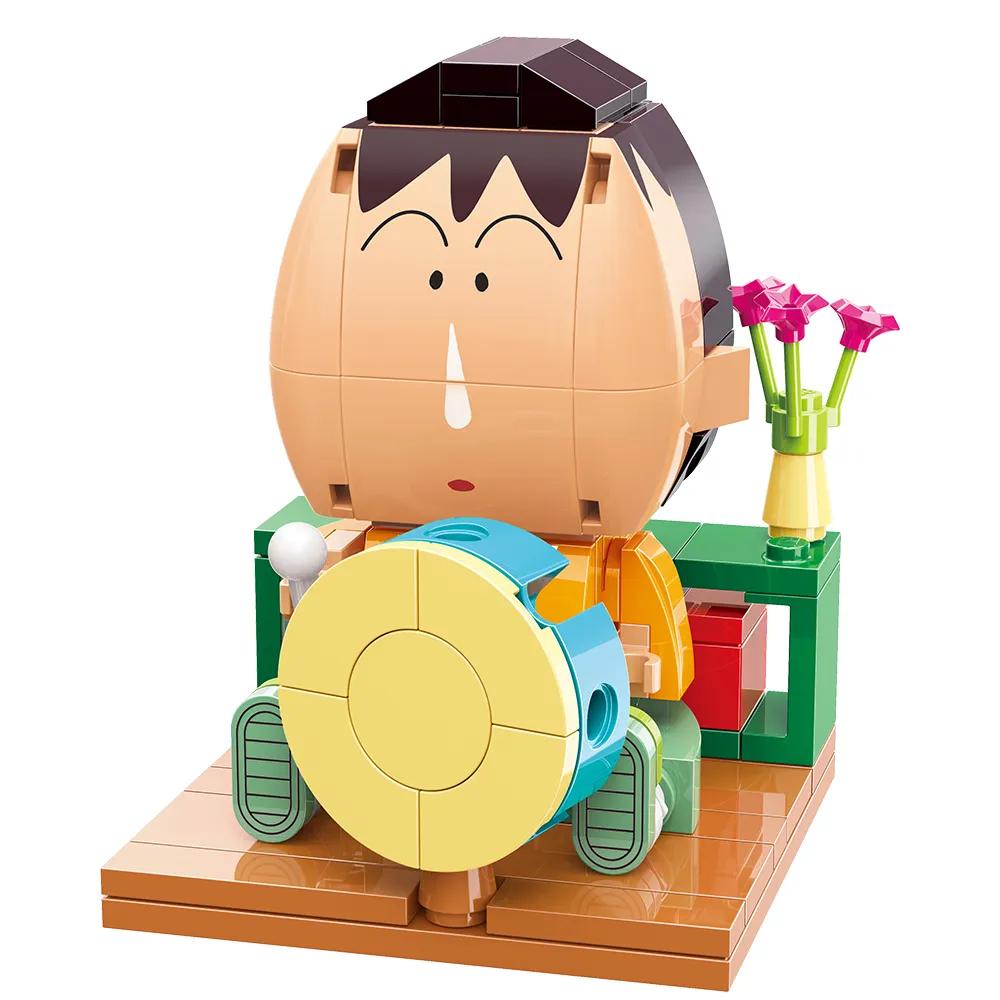 QMAN 蠟筆小新公仔 肥嘟嘟左衛門小新 QM46731 公司貨 啟蒙積木 歷史價格詳細信息