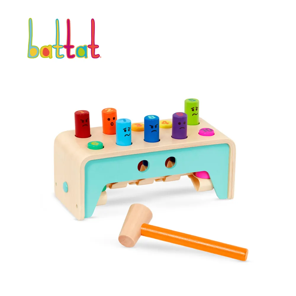 Battat  心情敲蹺板 形狀對應 敲打玩具 木頭玩具 歷史價格詳細信息