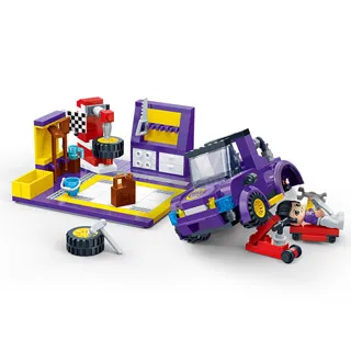 積速鐵騎系列創意車模小顆粒拼搭兼容積木玩具模型擺件手辦 歷史價格詳細信息