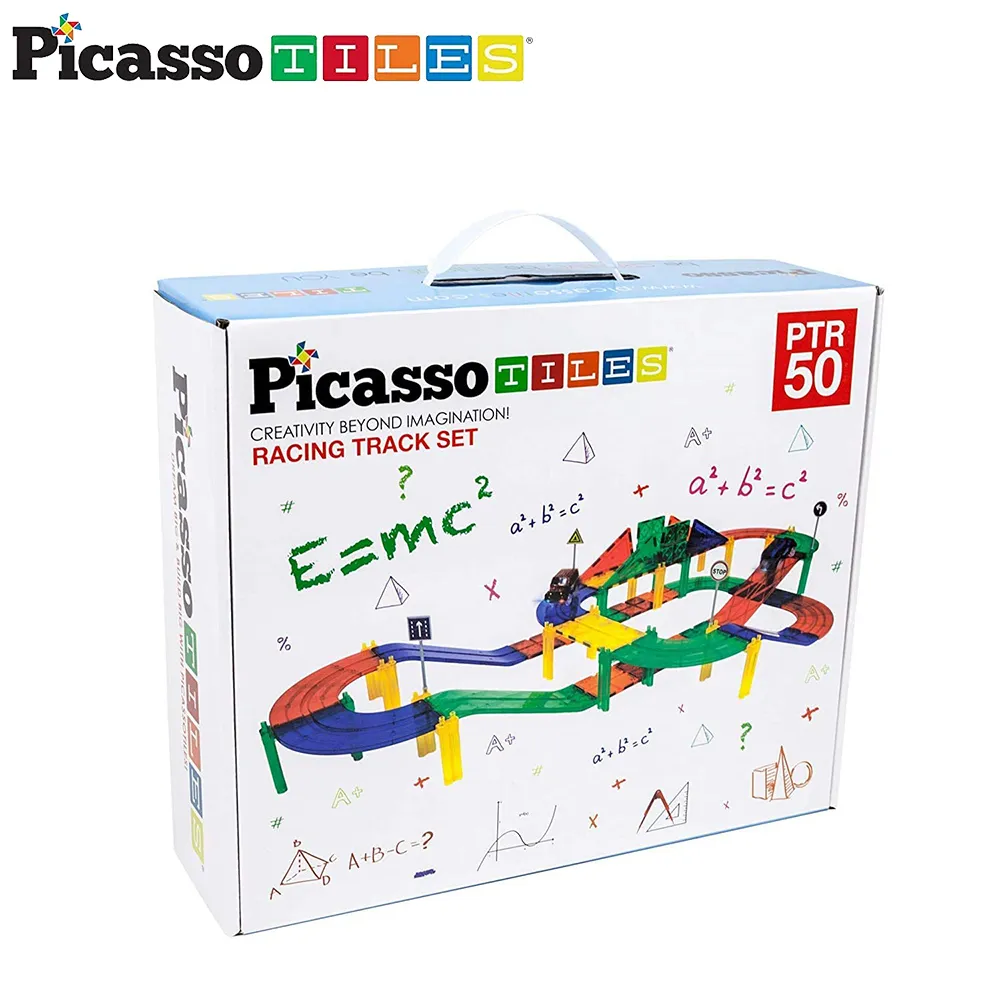 PicassoTiles磁力積木-賽車軌道128PCS(PTR128） 歷史價格詳細信息