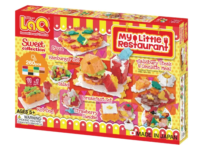 【LaQ】小餐廳 (260pcs) 日本製造立體3D拼接積木/益智玩具/台灣獨家代理 歷史價格詳細信息