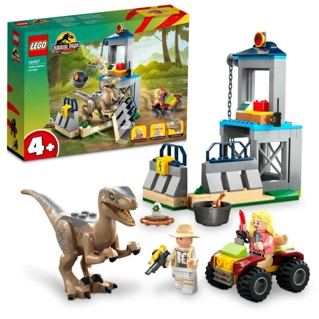 LEGO樂高 侏儸紀世界系列 76957 Velociraptor Escape 歷史價格詳細信息