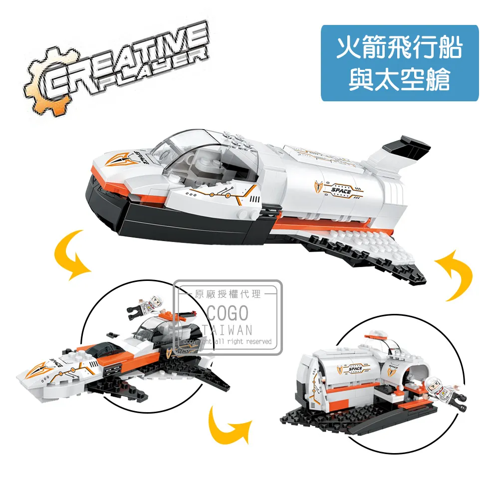 COGO積木 太空系列 火箭發射與太空人-4421 歷史價格詳細信息