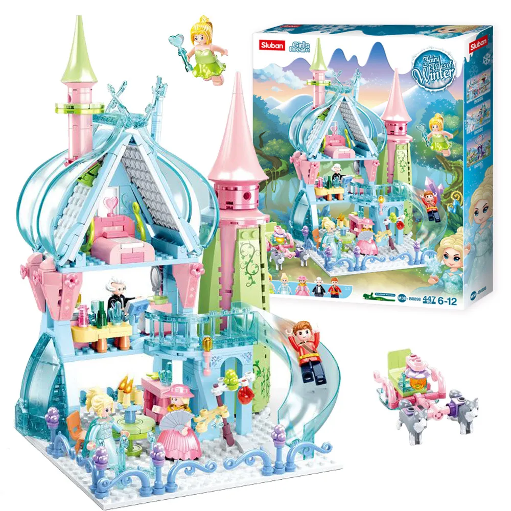 Sluban女孩積木-冰雪童話盪鞦韆B0895 日華好物 歷史價格詳細信息