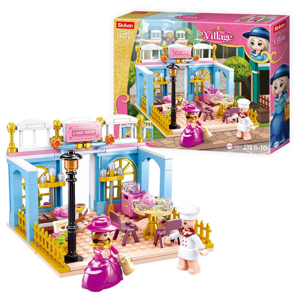 Sluban女孩積木-歐式觀光馬車B0872 日華好物 歷史價格詳細信息