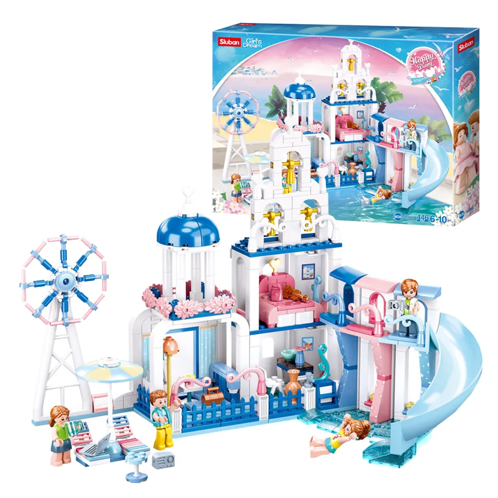 Sluban女孩積木-冰雪童話盪鞦韆B0895 日華好物 歷史價格詳細信息