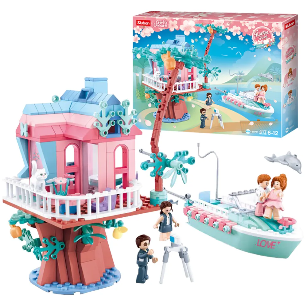 Sluban女孩積木-浪漫蜜月巴士B0769 日華好物 歷史價格詳細信息