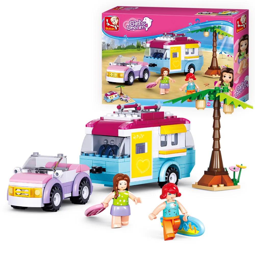 Sluban女孩積木-繽紛露營車B0606 日華好物 歷史價格詳細信息