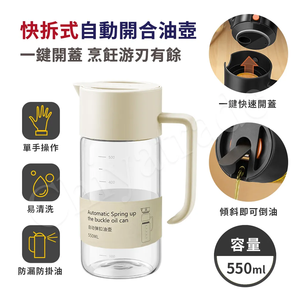 【百科良品】ZETON快拆式上蓋 自動開合 油瓶 油壺 醬油瓶 醋瓶 酒壺 調味瓶-550ml-白 價格比較,價格查詢,歷史價格詳細信息