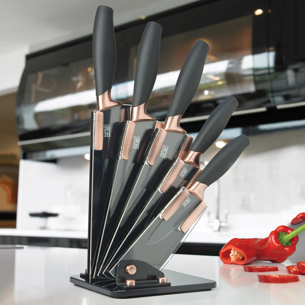 TaylorsEye Brooklyn刀座+起司刀4件(玫瑰金) 歷史價格詳細信息