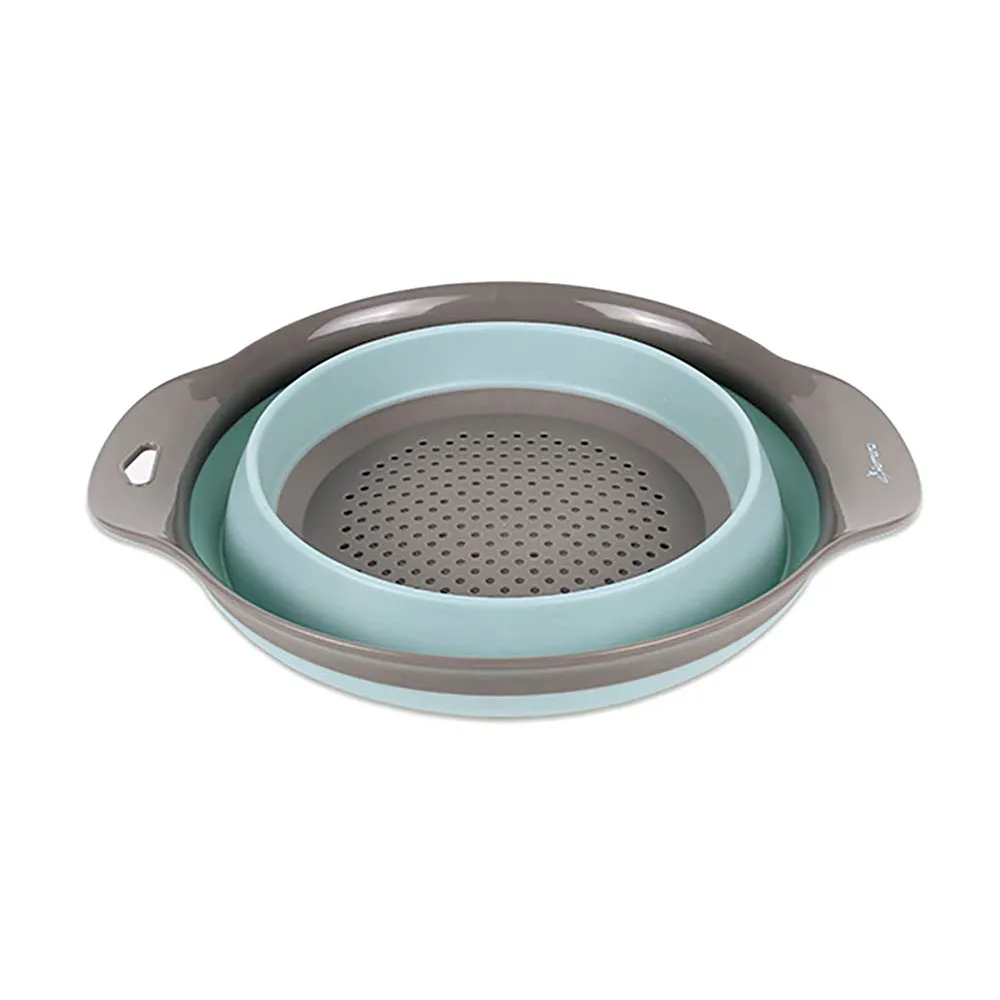 折疊瀝水籃 矽膠 圓形 吊掛 野餐 通風 瀝水籃 洗菜籃 洗水果 水果籃 瀝水架 清洗蔬果  現貨 蝦皮直送 歷史價格詳細信息