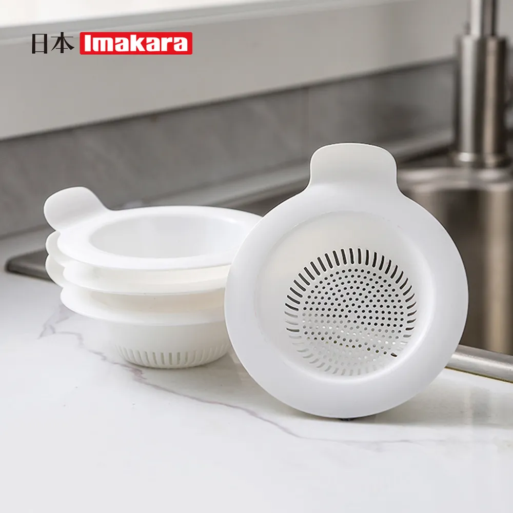 【日本Imakara】廚房浴室管道防蟲防臭排水孔濾網地漏芯(1入/袋 附可剪裁過濾網) 歷史價格詳細信息
