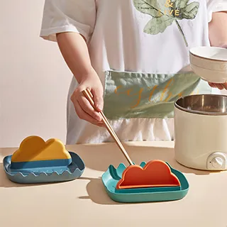 雲朵鍋蓋架 筷架 收納架 鍋蓋架 砧板架 廚房收納 置物架 瀝水架 收納 瀝水餐具架 湯勺架 歷史價格詳細信息