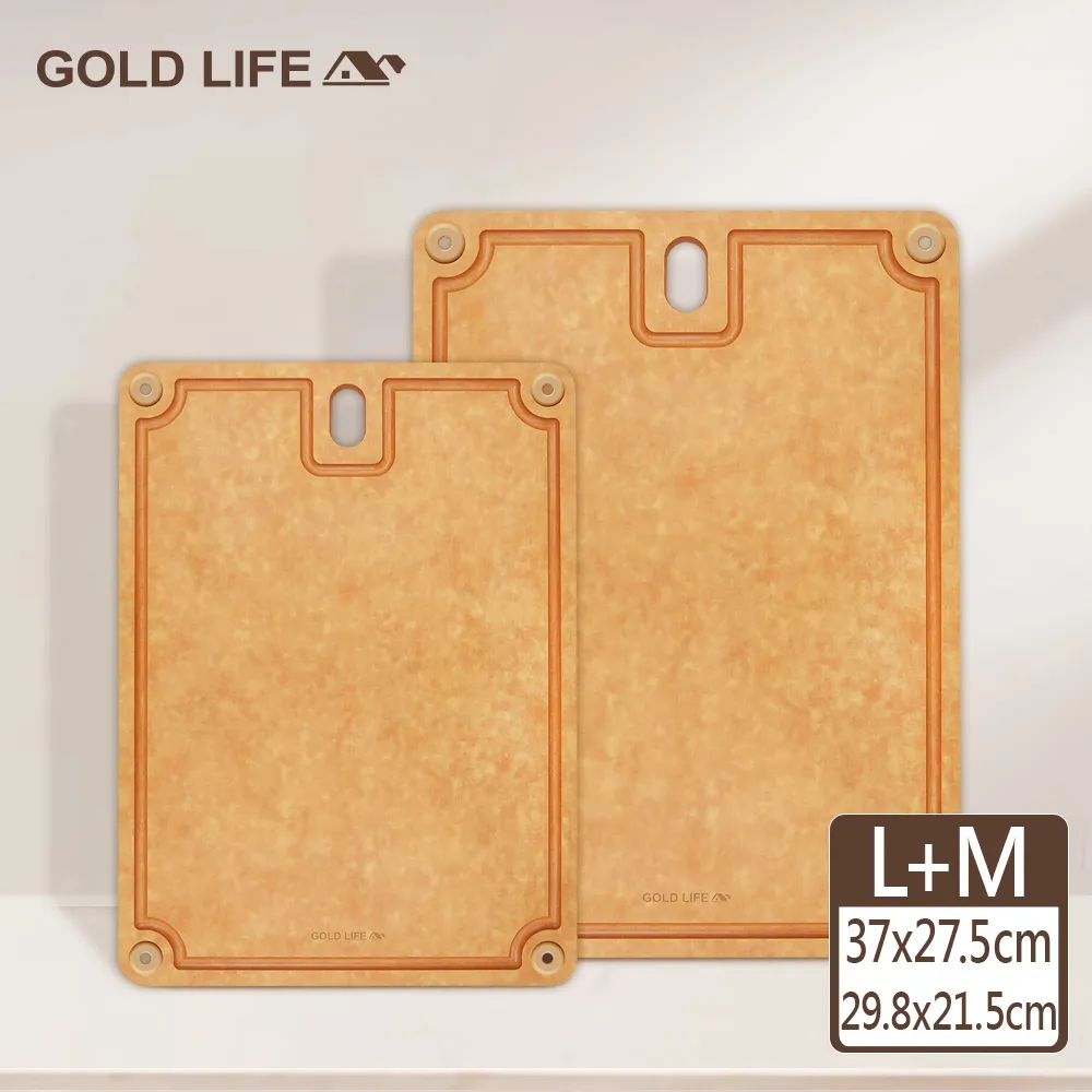 《GOLD LIFE》美國原木不吸水抗菌砧板三件組(XL+M+S) 歷史價格詳細信息