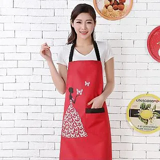 圍裙防水防油餐飲logo廚房家用烘焙男士工作服新款做飯女 歷史價格詳細信息