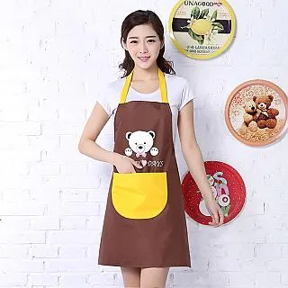 圍裙防水防油餐飲logo廚房家用烘焙男士工作服新款做飯女 歷史價格詳細信息