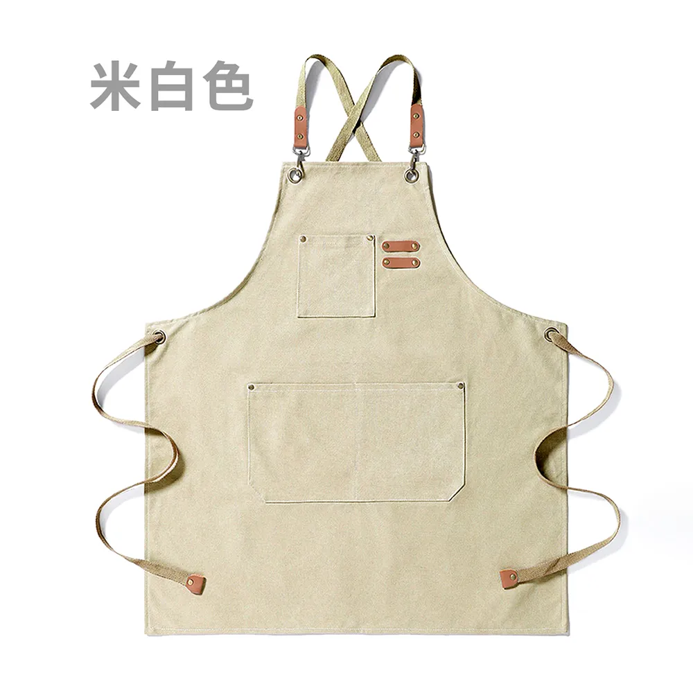 牛仔風工作圍裙 日式工業風 牛仔圍裙 工作 圍裙 工業風圍裙 廚房 圍裙 全棉帆布 歷史價格詳細信息