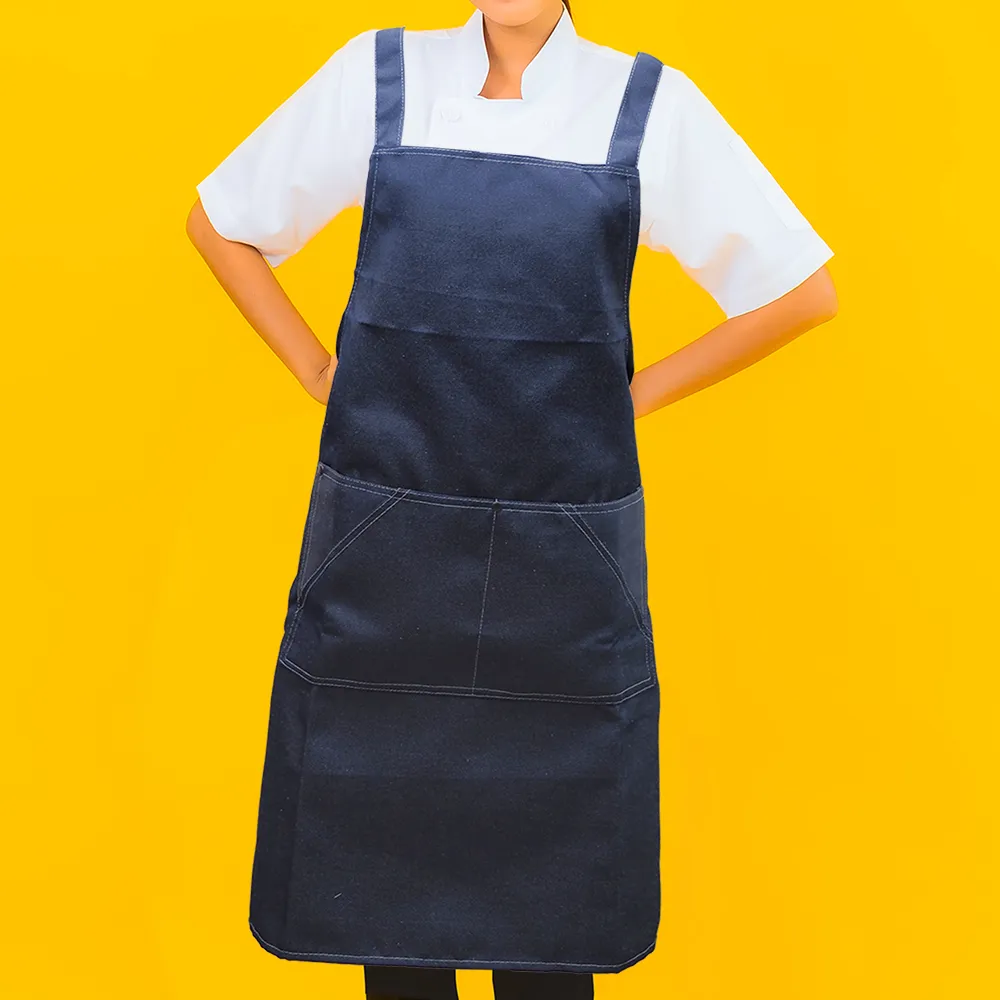 H肩帶牛仔三口圍裙-76*69cm-4件 歷史價格詳細信息