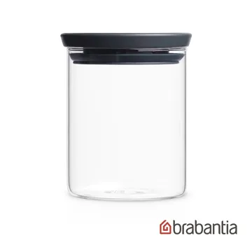 【brabantia】食物方型儲存罐0.7L-深灰色 歷史價格詳細信息