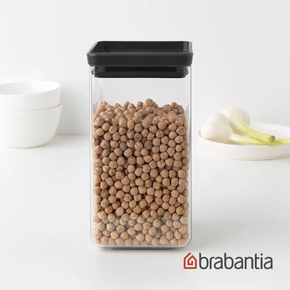 【brabantia】食物方型儲存罐0.7L-深灰色 歷史價格詳細信息
