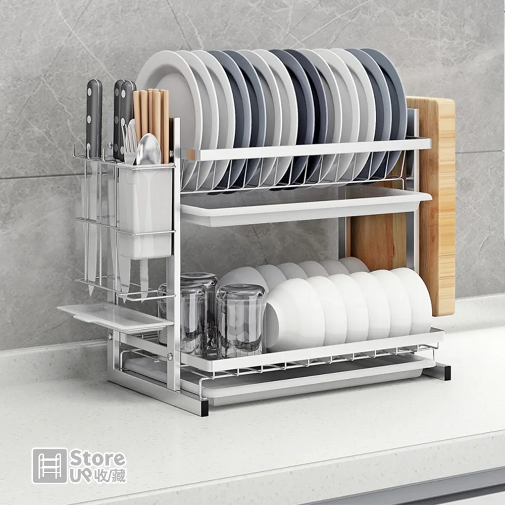 【Store up 收藏】頂級304不鏽鋼 雙層砧板架 鍋蓋架(AD461) 歷史價格詳細信息