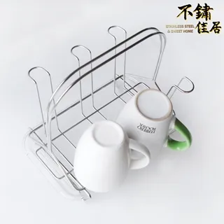 【不鏽佳居】304不鏽鋼可提式六入杯架附瀝水盤 歷史價格詳細信息