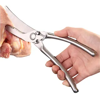 PUSH!廚房用品不銹鋼雞骨剪刀多功能剪刀剪骨刀食物剪D267 歷史價格詳細信息