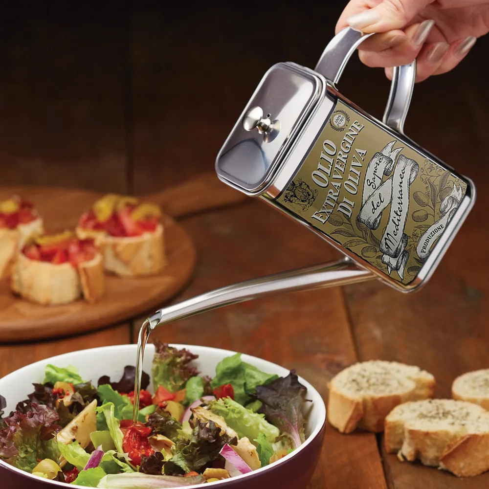 KitchenCraft 復古不鏽鋼油壺(500ml) 歷史價格詳細信息