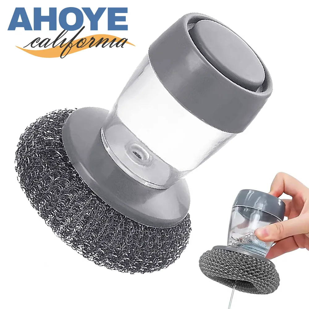 自動加液清潔長柄兩用刷 自動添加洗潔精去污刷 自動加液洗碗刷鍋清潔刷長柄鍋刷百潔刷海綿刷去油汙神器廚房刷子SK29 歷史價格詳細信息