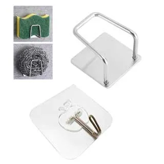 強力無痕不鏽鋼收納壁掛架/瓶掛架(免釘膠)-2入 沐浴乳、洗髮精、洗手液適用 歷史價格詳細信息