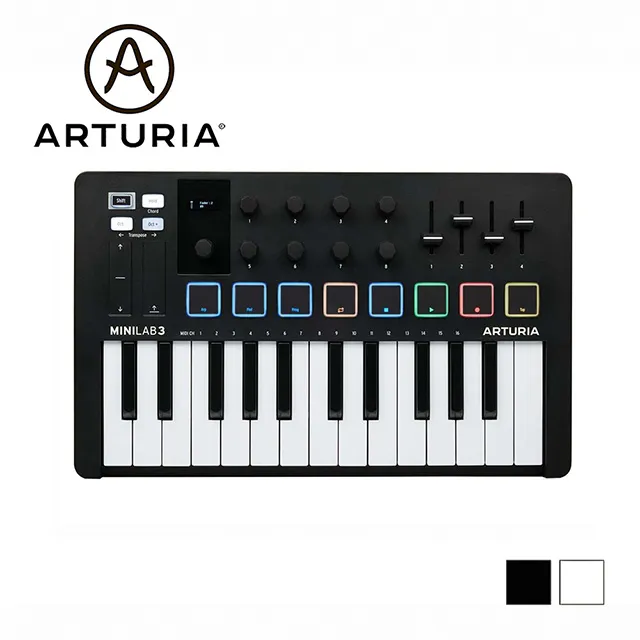 Arturia MiniLab 3 Black Edition MIDI鍵盤 原廠保固5年 歷史價格詳細信息